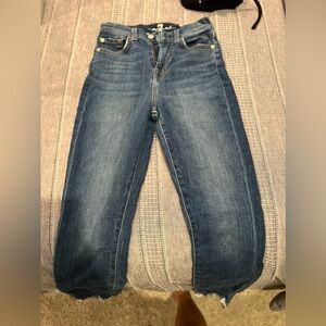 7 for all man kind jeans size 24!